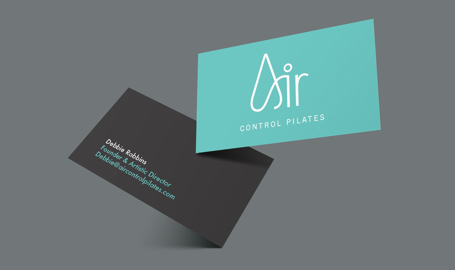 Air Control Pilates business cards