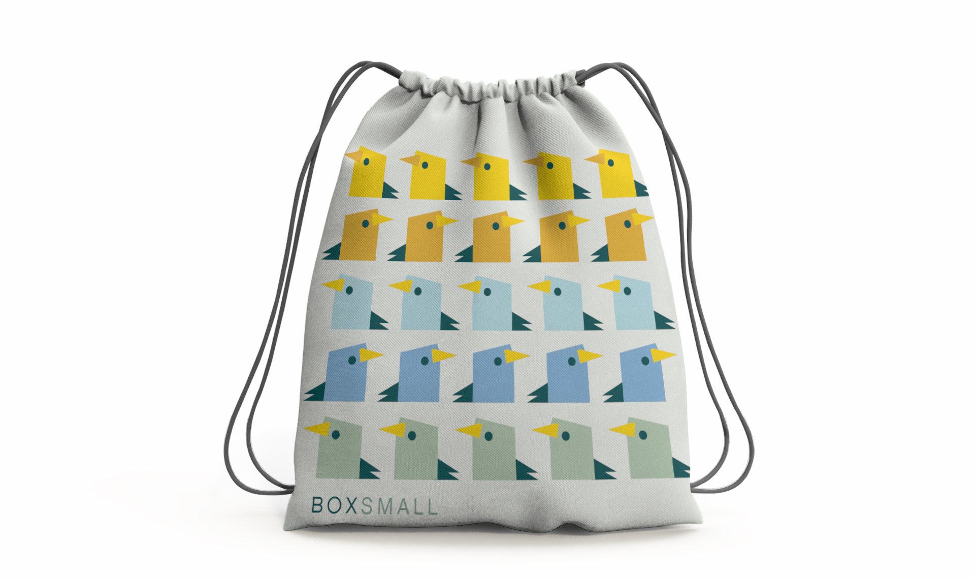 BoxSmall Edinburgh drawstring bag design