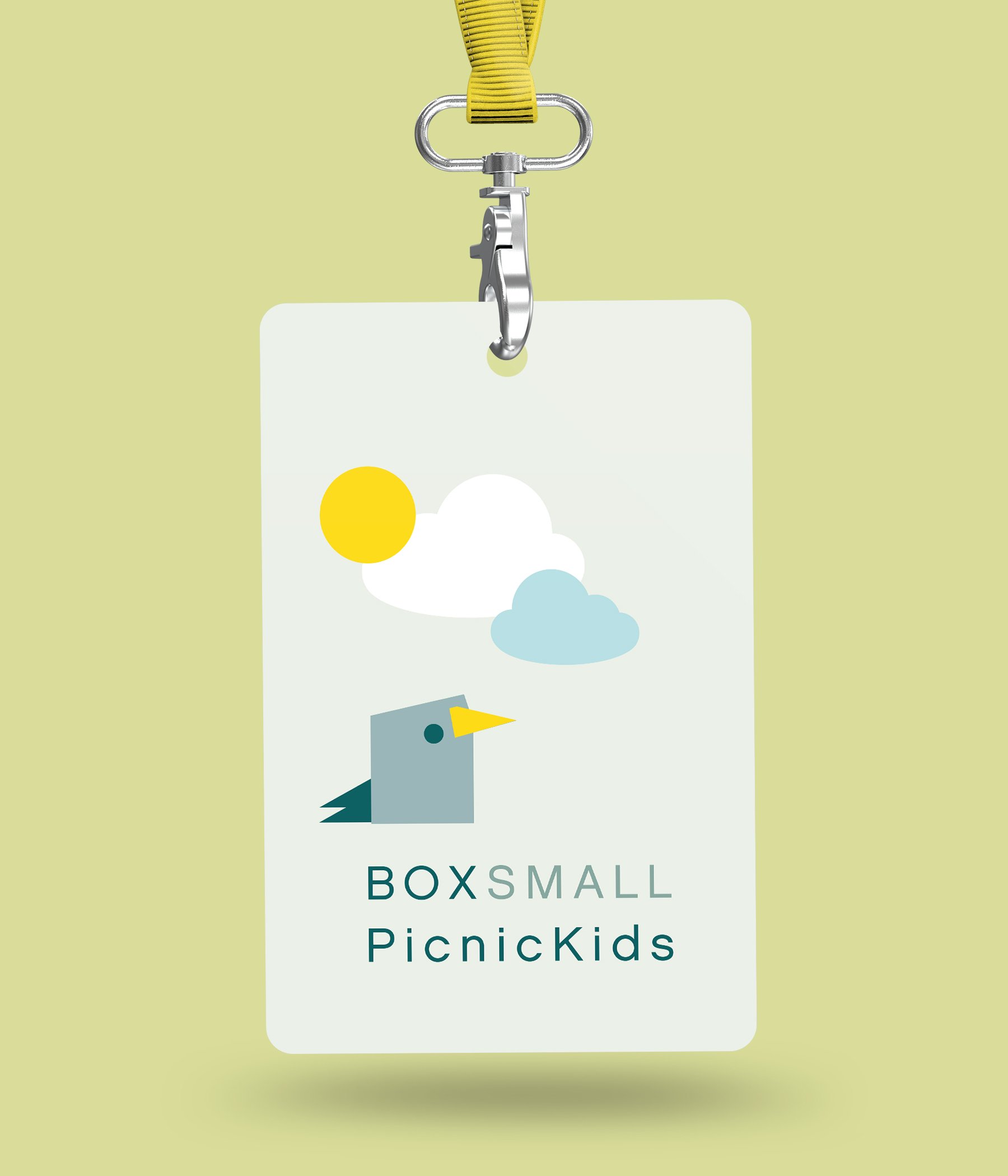 BoxSmall neck tags for 'Picnic Kids'